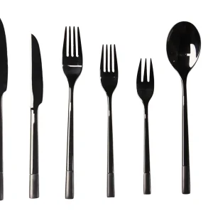 Black Cutlery Set