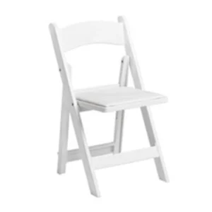 White Folding Chair